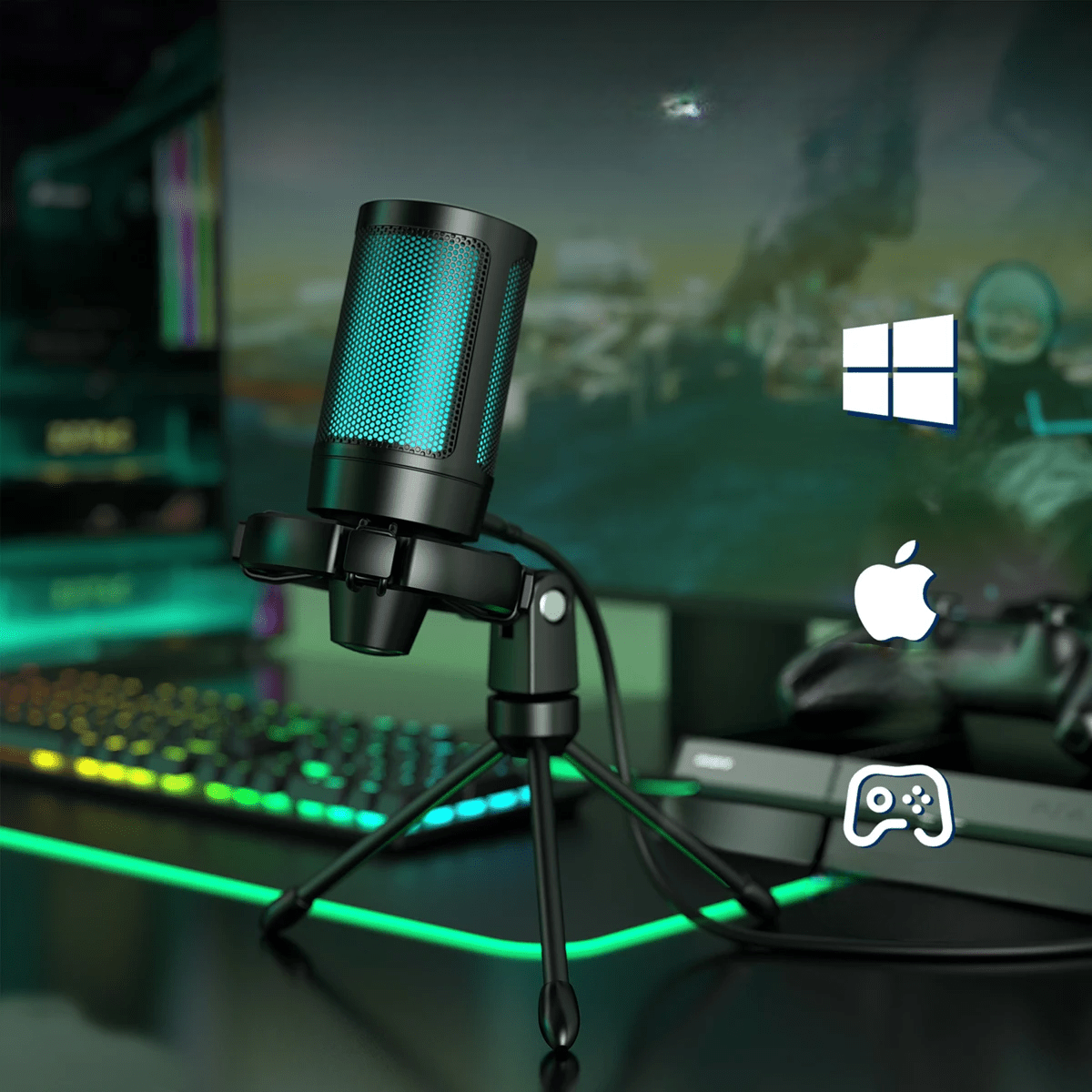 Microphone - GamingMicrophone™ - Noir - Média Créateur